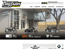 Tablet Screenshot of bigtwincycles.com